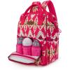imageMontana West Wrangler Callie Diaper Bag Backpack with Stroller Straps Multifunction Baby Travel Bag WG22049110BDYTthot Pink