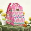 imageMontana West Wrangler Callie Diaper Bag Backpack with Stroller Straps Multifunction Baby Travel Bag WG22049110BDYTtpink