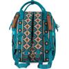 imageMontana West Wrangler Callie Diaper Bag Backpack with Stroller Straps Multifunction Baby Travel Bag WG22049110BDYTurquoise