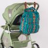 imageMontana West Wrangler Callie Diaper Bag Backpack with Stroller Straps Multifunction Baby Travel Bag WG22049110BDYTurquoise