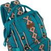 imageMontana West Wrangler Callie Diaper Bag Backpack with Stroller Straps Multifunction Baby Travel Bag WG22049110BDYTurquoise