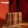 imageMontana West Wrangler Tote Bag for Women Western Shoulder Purses Boho Aztec Satchel HandbagsDark Brownl