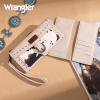 imageMontana West X Wrangler Womens Wallet Western Wristlet for Women Large Rfid Wallet with Detachable Credit Card HolderCowbeige