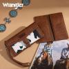 imageMontana West X Wrangler Womens Wallet Western Wristlet for Women Large Rfid Wallet with Detachable Credit Card HolderCowturquoise