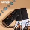 imageMontana West X Wrangler Womens Wallet Western Wristlet for Women Large Rfid Wallet with Detachable Credit Card HolderWesternblack