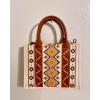 imageWrangler Aztec Tote Bag for Women Boho Shoulder Purses and Western HandbagsDiamond White  Guitar Strap M