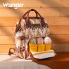 imageWrangler Diaper Bag Backpack Aztec Travel Backpack Purses Western MultiFunction Baby Bags for Mom with Waterproof Insulated PocketsBeige