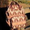 imageWrangler Diaper Bag Backpack Aztec Travel Backpack Purses Western MultiFunction Baby Bags for Mom with Waterproof Insulated PocketsBrown
