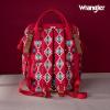 imageWrangler Diaper Bag Backpack Aztec Travel Backpack Purses Western MultiFunction Baby Bags for Mom with Waterproof Insulated PocketsBurgundy