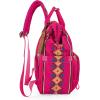 imageWrangler Diaper Bag Backpack Aztec Travel Backpack Purses Western MultiFunction Baby Bags for Mom with Waterproof Insulated PocketsHot Pink