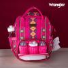 imageWrangler Diaper Bag Backpack Aztec Travel Backpack Purses Western MultiFunction Baby Bags for Mom with Waterproof Insulated PocketsHot Pink