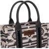 imageWrangler Tote Bag for Women Western Aztec Purse and Handbag SetAngel Diamond Black With Wallet