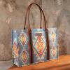 imageWrangler Tote Bag for Women Western Purse and Aztec Satchel HandbagAngel Blue
