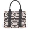 imageWrangler Tote Bag for Women Western Purse and Aztec Satchel HandbagAngel Diamond Black