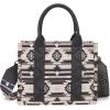 imageWrangler Tote Bag for Women Western Purse and Aztec Satchel HandbagAngel Diamond Black