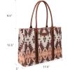 imageWrangler Tote Bag for Women Western Purse and Aztec Satchel HandbagAngel Diamond Camel