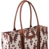 imageWrangler Tote Bag for Women Western Purse and Aztec Satchel HandbagAngel Diamond Camel