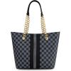 imageMontana West Tote Bag for Women Chain Tophandle HandbagsY GreyBlack Multi