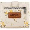 imageMontana West X Wrangler Womens Small Wallet Bifold Cute Wallet for Girls RFID Money Organizers with Zipper Coin Pocket WG216W065TNBeigeFloral