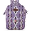 imageWrangler Diaper Bag Backpack Aztec Travel Backpack Purses Western MultiFunction Baby Bags for Mom with Waterproof Insulated PocketsPurple