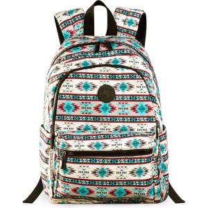 imageMontana West Backpack for Women Western Travel Backpack Purse Casual Daypack for Laptop CollegeAztec Beige