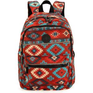 imageMontana West Backpack for Women Western Travel Backpack Purse Casual Daypack for Laptop CollegeAztec Dark