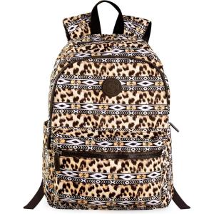 imageMontana West Backpack for Women Western Travel Backpack Purse Casual Daypack for Laptop CollegeLeopard Boho