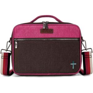 imageMontana West Bible Covers for Women Men with Leather Bookmark Carrying Book Case Church Bag Outdoor Protective MWC1261KH2 Tone Hot Pink