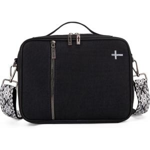 imageMontana West Bible Covers for Women Men with Leather Bookmark Carrying Book Case Church Bag Outdoor Protective MWC1261KHBlack