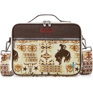 imageMontana West Bible Covers for Women Men with Leather Bookmark Carrying Book Case Church Bag Outdoor Protective MWC1261KHCoffee