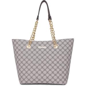 imageMontana West Tote Bag for Women Chain Tophandle HandbagsB Brown Multi