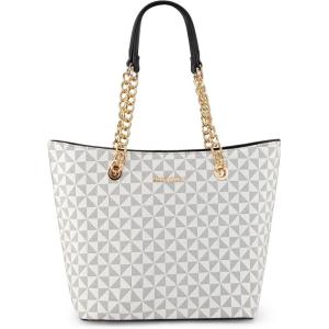 imageMontana West Tote Bag for Women Chain Tophandle HandbagsH Beige