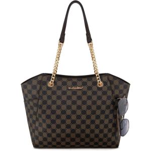 imageMontana West Tote Bag for Women Chain Tophandle HandbagsM Coffee