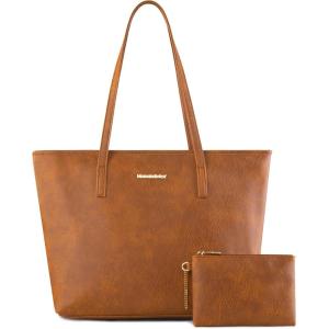 imageMontana West Tote Bags Vegan Leather Purses and Handbags for Women Top Handle Ladies Shoulder Bags3adark Brown