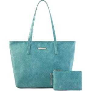 imageMontana West Tote Bags Vegan Leather Purses and Handbags for Women Top Handle Ladies Shoulder BagsAblue