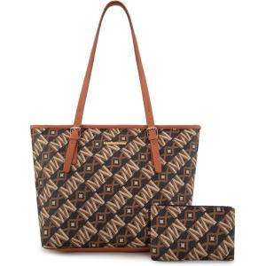 imageMontana West Tote Bags Vegan Leather Purses and Handbags for Women Top Handle Ladies Shoulder BagsMw Coffee
