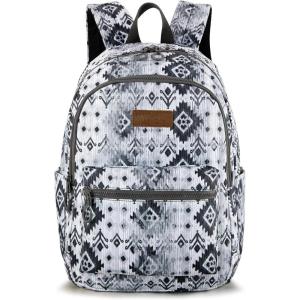 imageMontana West x Wrangler Aztec Backpack Mommy Daypack Western Travel Bag for WomenBlack