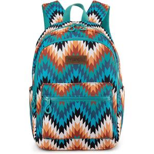 imageMontana West x Wrangler Aztec Backpack Mommy Daypack Western Travel Bag for WomenTurquoise