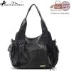 imageMontana West Washed Leather Hobo Bags for Women Roomy Handbags with Crossbody Strap019 Black