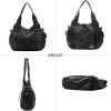 imageMontana West Washed Leather Hobo Bags for Women Roomy Handbags with Crossbody Strap019 Black