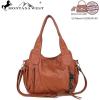 imageMontana West Washed Leather Hobo Bags for Women Roomy Handbags with Crossbody Strap019 Brown