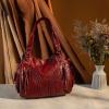 imageMontana West Washed Leather Hobo Bags for Women Roomy Handbags with Crossbody Strap019 Burgundy