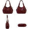 imageMontana West Washed Leather Hobo Bags for Women Roomy Handbags with Crossbody Strap019 Burgundy