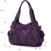 imageMontana West Washed Leather Hobo Bags for Women Roomy Handbags with Crossbody Strap019 Purple