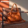 imageMontana West Washed Leather Hobo Bags for Women Roomy Handbags with Crossbody Strap217 Brownlarge