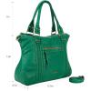 imageMontana West Washed Leather Hobo Bags for Women Roomy Handbags with Crossbody Strap217 Greenlarge