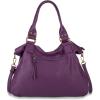 imageMontana West Washed Leather Hobo Bags for Women Roomy Handbags with Crossbody Strap217 Purplelarge