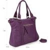 imageMontana West Washed Leather Hobo Bags for Women Roomy Handbags with Crossbody Strap217 Purplelarge