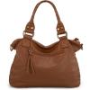imageMontana West Washed Leather Hobo Bags for Women Roomy Handbags with Crossbody Strap581 Brown
