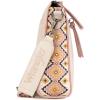 imageWrangler Aztec Crossbody Purse Medium Shoulder Bags for Women Western Handbag with Guitar StrapBeige
